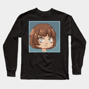 Pixel art girl Long Sleeve T-Shirt